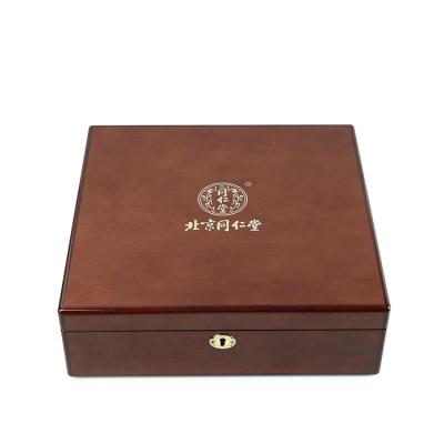 China New fashion handmade hot sales eco-friendly hand craft gifts lock small decorative unfinished wooden boxes wholesale made in China for sale