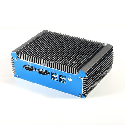 China Industrial factory direct! Wholesale Industrial Fanless Mini Desktop 4GB 8GB RAM With RS232 J1900 i3 i5 i7 Mini PC for sale