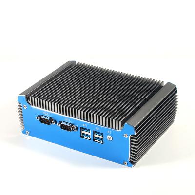 China Latest Dual COM Dual LAN Factory Mini PC China Core i7 Computer Dual LAN IPC 8GB RAM 1TB HDD Industrial Gaming PC With WIFI for sale