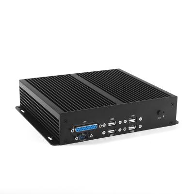 China Shenzhen Core i7 Small Industrial PC Mini Count 128GB WINS 10 Game 8GB RAM 1TB HDD Gaming PC for sale