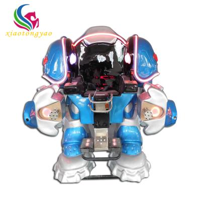 China FPR Material Amusement Park Robot Bumper Car Remote Control Walking Ride For Kids for sale