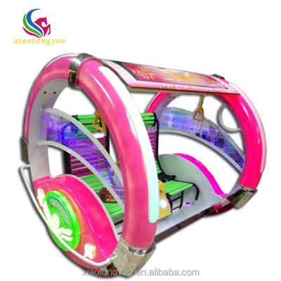 China Hot Selling Outdoor Playground Kids Car 2 Seats Adult Happy Car Swing PVC And Material Happy Car for sale