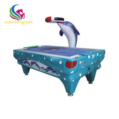 China FRP dolphin air hockey cute /hot sell arcade simulator air hockey table air hockey matches for sale