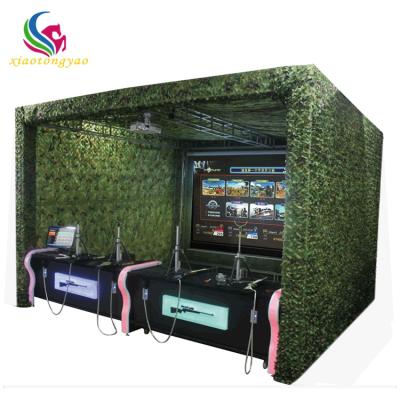 China Hunter Entertainment Indoor Gallery Powered Interactive Shooting Hardware+plastic Wild Corner Arcade Game Machine for sale