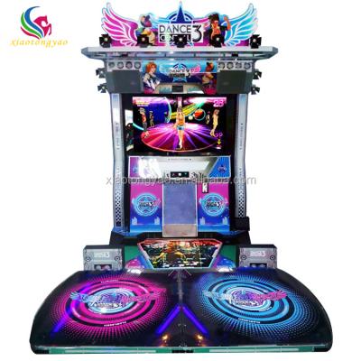 China Popular Hardware Video Game Machine Amusement Simulator Music Dancing Arcade Coin Operated Dancing Machine Pump It Up Dance for sale