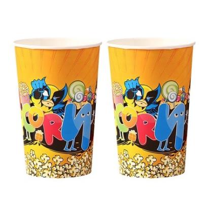 China Manufacturer custom made food grade popcorn cups eco friendly paper fired chicken buckets food container for sale