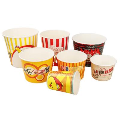 China High quality Fast food packing Fried Chicken Bucket with Paper Lid 150oz paper buckets for sale