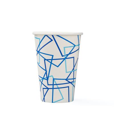 China High quality biodegradable paper cups PLA coated coffee cup cold drink cup eco friendly all kinds of size for sale