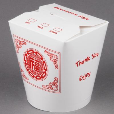 China Custom printing biodegradable paper food box take away pasta packing box disposable noodle box for sale