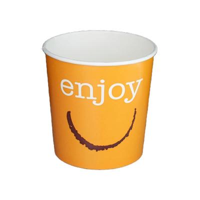 China Customized disposable ice cream cups frozen yogurt cups ice cream tub paper cups with lids for sale