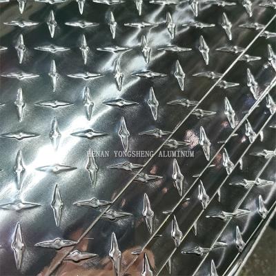 China Chinese Custom 4 x Industry Supplier Aluminum Plate 1.5mm 5754 Diamond Plate Sheet Roll Aluminum Embossing Checker 8 for sale