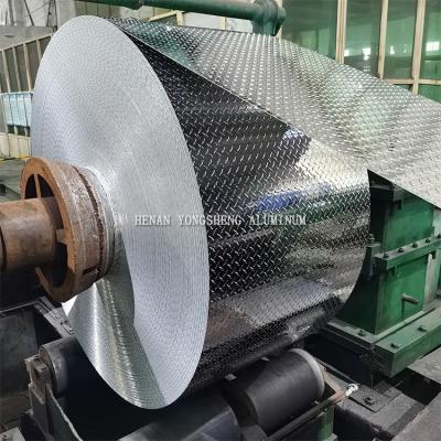 China Decoration Factory Price Series Diamond Embossed Aluminum Checker Plate Aluminum Tread Plate 1xxx 3xxx 5xxx 6xxx 8xxx for sale