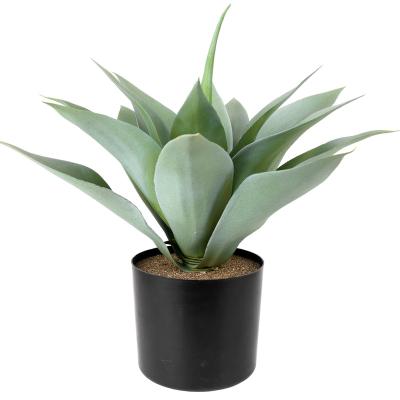 China Realistic Indor Decoration Artificial Plants Agave Garden Decor Simulation Aloe American Century Plant Large Potted for sale