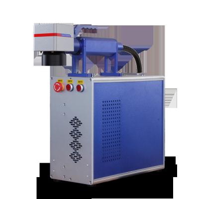 China Deep Seal Fiber Laser Marking Cabinet 20W High Speed ​​Plastic Marking Machine Price for sale