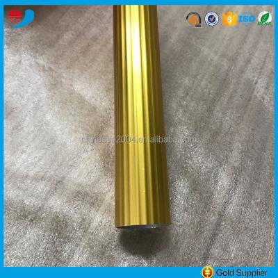 China Broom 27*0.55 Golden Aluminum Corrugated Pipe for sale