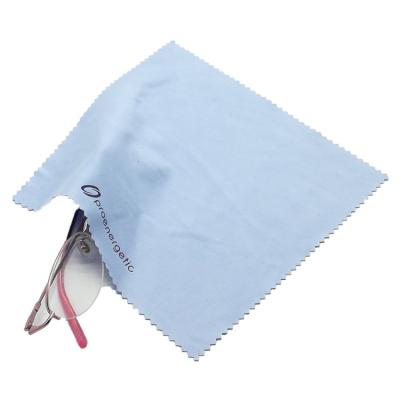 China Viable Wholesale Custom Printed Logo Microfiber Mirco Fiber Microfiber Eyeglass Cloth for sale