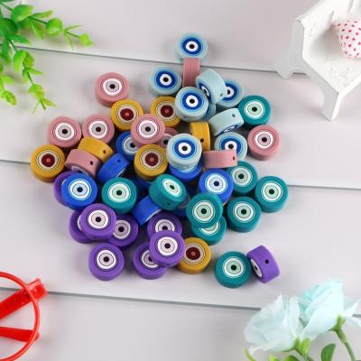 China Soft Dummy Pacifier Toy Mini Angel Eyes Silicone Beads Baby Cartoon Accessories for sale