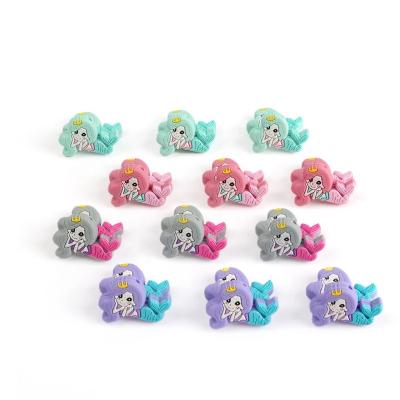 China Soft Dummy Pacifier Toy Mini Mermaid Silicone Beads Baby Cartoon Accessories for sale