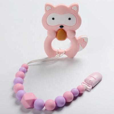 China Wholesale Soft Toy A New Bpa Free Animal Food Grade Organic Soft Silicone Custom Baby Teething Teether Toys for sale