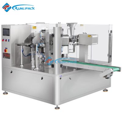 China Food Premade Pouch Filling And Sealing Machine Doypack Zipper Packing Machine for sale