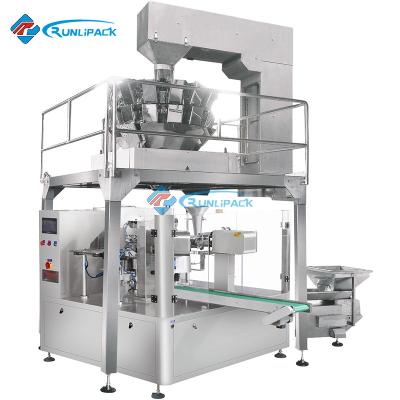 China Automatic Rotary Food Pouch Candy Pack Multihead Weigher Packing Machine for sale