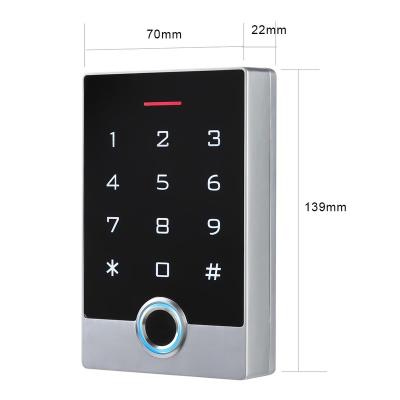 China Outdoor biometric rfid access control system rfid outdoor smart keypad entry/exit App Tuya keypad access control system for sale