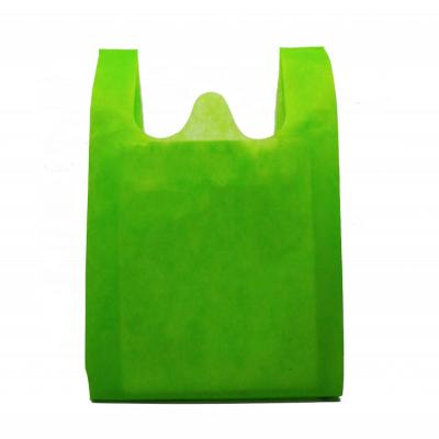 China 100% Eco-friendly Non Woven T-shirt Bag China Wholesale olsas De Compra Reutilizables à venda