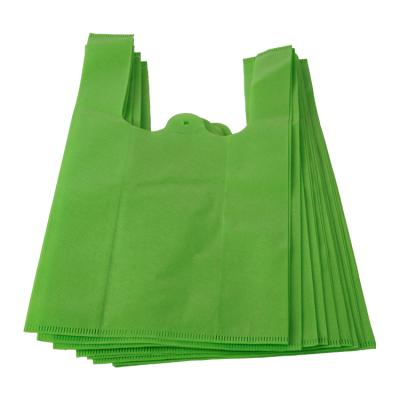 China 100% Eco-Friendly Wholesale Customs Customized Tote Bags D Cut Promotional Reusable Fabric T-shirt Bag Non Woven Shopping Bag for sale