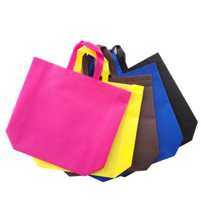 China 100% Eco-friendly Cheap Customs Printed Recyclable Non Woven Fabric Shopping Bags With Logo for sale