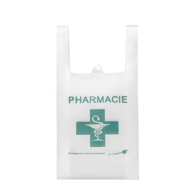 China Promotional Cheap Price China Eco-friendly Nonwoven Vest Bag Green Nonwoven Vest Recyclable Custom Carry Bag for sale