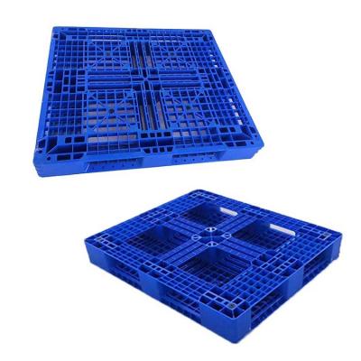 China Single Face Warehouse Storage Single Faced Plastic Euro Pallet for sale