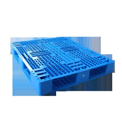 China Double Faced Flat Reversible Double Faced Plastic Euro Pallet for sale