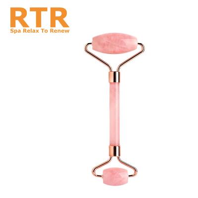 China Comfortable SPA Slimmer Scraping Massage Tool Rose Quartz Jade Facial Guasha Stone Massager Christmas Gift 2023 for sale