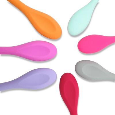 China Flat Brush High Quality Cost-effective Silicone Exfoliating for facial brush private label application skin-friendly facial cleaning brush for sale