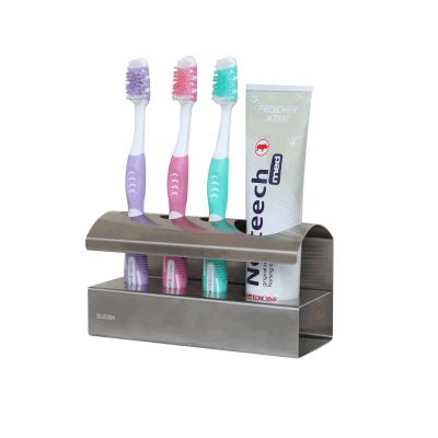 China Heavy Duty 3kgs Stocked Backing Stainless Steel Suction Cup Toothbrush Holder for sale