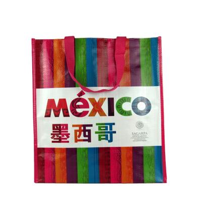 China Wholesale cheap price handled bolsas ecologicasl custom printing laminated pp woven tote bag for sale