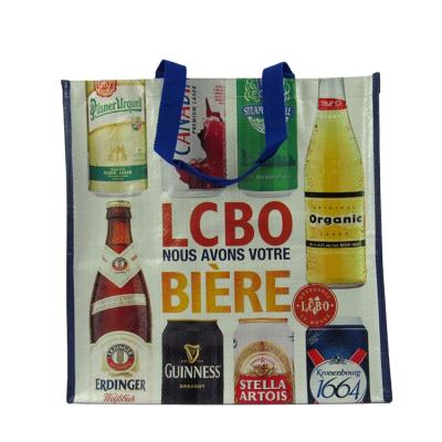 China hot sale handled bolsas ecologicasl china wholesale cheap bopp laminated pp woven bag for sale