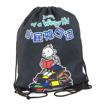 China Rope Handle Sports Bags Polyester Wholesale Custom Drawstring Gift Laundry Drawstring Bag With Logo for sale