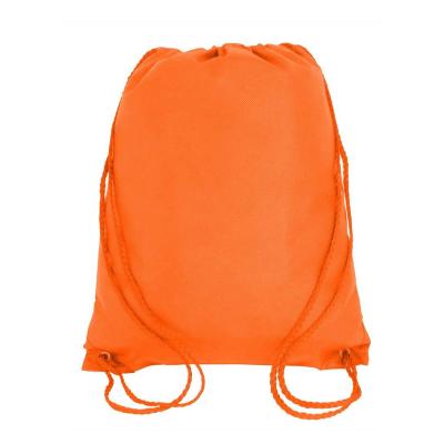 China Promotional cheap custom made non woven rope handle gym sports backpack drawstring bag for sale