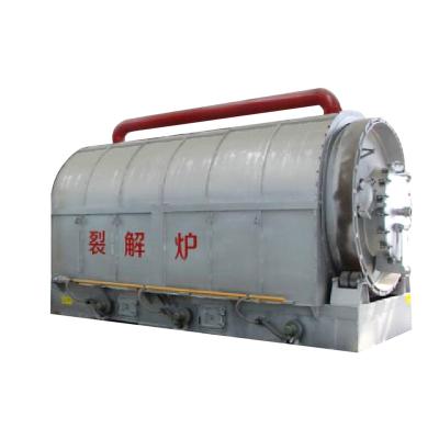 China Tire Pyrolysis Plastic Rubber Plant Automatic Pyrolysis Machine For Waste Tire Oil for sale