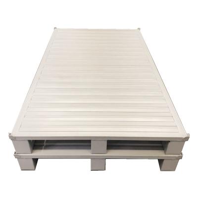 China Non Slip Hot Selling OEM Well Made Standard Flatness Stackable Steel Pallet for sale