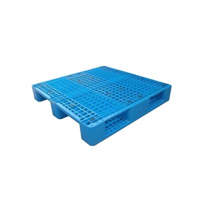 China Cheap HDPE 1200x1000 Heavy Duty Industrial Durable Racking Use Single Faced Steel Reifnfored Plastic Pallet With Best Price for sale