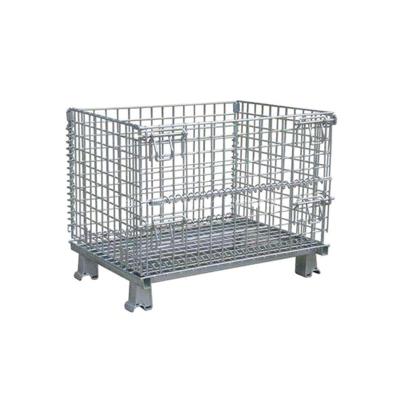 China Industrial Heavy Duty Stacking Storage Cage, Metal Pallet Cage, Steel Storage Cage for sale