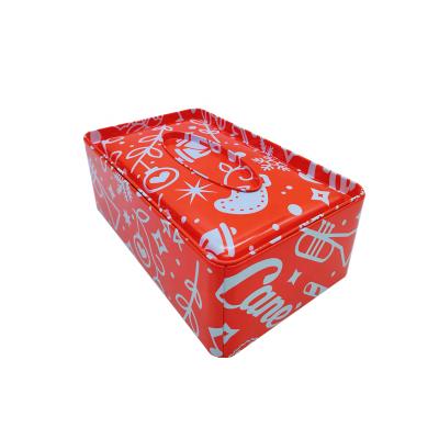 China Durable Christmas Gifts Metal Tissue Box Rectangle Tissue Box Lid OEM Tissue Box for Car Home Office for sale