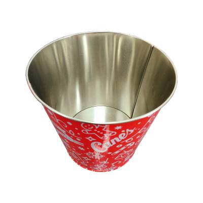 China 8L Candy Pack Galvanized Tin Buckets With Custom Printing Large Beer Ice Bucket From China Factory for sale