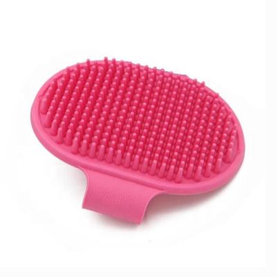 China Fashion Soft Stocked Durable Cat Pet Bath Brush Dog Massage Brush for sale