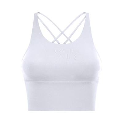 China Breathable Women Shorts Yoga Bra Fashion Hot Sports Top Frame Sports Invest Gym Clothing Custom for sale