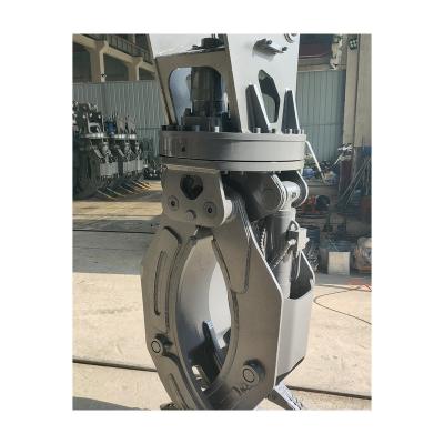 China Cultivates Hot Sale Hydraulic Log Grapple 360 ​​Degree Rotary Grapples For Excavator for sale