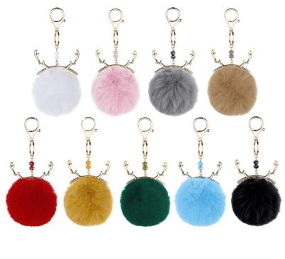 China New Design Promotion Gift Custom Car Plush Key Chain Key Chain Christmas for sale