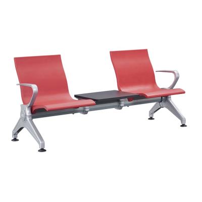 China Modern PU Table Modern Polyurethane Chair Airport Lounge Waiting Bench Seat(YA-J237P) for sale